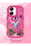 Poco X7 Pro Compatible Colorful Psychedelic Eye Mushroom Drawing Flat Print Case