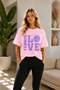 Unisex Oversize Tennis Printed T-Shirt 100% Cotton Tennis Themed Comfortable Fit Short Sleeve T-Shirt