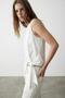 26Yblz01859 Women's Blouse with Tie Detail - 3