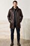 Dean Brown Genuine Leather Men's Coat