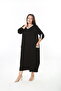 Women's Lycra Viscose Striped Plus Size Dress - 8