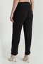 Women's High Waist Pleated Imported Crepe Trousers - 4