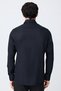 Slim Fit Siyah Düz Gömlek - 3