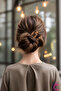 French Style Leopard Pattern Scalloped U Bun Hairpin 8cm - New Season Bone Stick Hairpin - 2