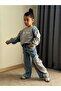Girl's 2-Piece Set with Jeans and Sweatshirt Trousers - 4