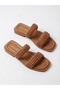 Mi̇a026-1611 Women's Hand-Knitted Daily-Evening-Holiday Slippers - 3