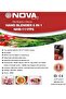Hand Blender 6 In 1 NHB-111FP6 800W Stainless Steel Stick Blender with Chopper, Measuring Beaker, Egg Whisk, Dough Hooks, Variable Speed Control, Multi-Purpose Kitchen Food Processor for Blending - 3