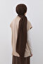 High Collar Suede Sweater - Beige - 4
