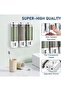 Wall-Mounted Soap Dispenser - 3 x 300 ml - Silver - 4