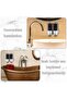 2-Compartment Wall Mounted Shower Pump Dispenser - Black - Suitable for Shampoo, Soap, Conditioner and Shower Gel - Bathroom, Kitchen and Hotel - 2