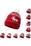 Christmas Fun Hats – Reindeer & Santa Claus Christmas Hat with Pompom for Adults and Teens - 2