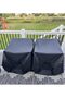 Outdoor chair covers, specifically designed for outdoor furniture, durable, waterproof, dustproof, and fade-resistant (silver). - 6