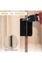 Four 3.5-inch heavy-duty shed door hinges, strip hinges, suitable for wooden sheds, barns, fences, swing gates, and patio doors. - 3