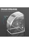 Waterproof doorbell cover for outdoor use. Transparent rainproof cover, measuring 9.7 x 6.4 cm. Easy to use and protects the button. - 3