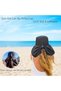 Women Sun Hat with Neck Protection UV50+ Wide Brim Back Opening Foldable for Beach Hiking Fishing Size 55-60cm Lightweight Beige - 3
