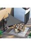 3x3x3 meter triangular sunshade sail, high-density polyethylene breathable sunshade fabric, UV protected, for patios, gardens, terraces, and...