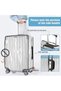 Luggage Cover - Luggage Protector - Luggage Cover for 76 cm (30 inch) - For 76 cm (30 inch) rolling suitcases - Transparent - 3