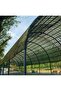 Green camouflage mesh rectangular sunshade sail, 3x6 meters, camouflage pattern. - 4