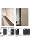 Wardrobe door spherical door stop hardware, stainless steel adjustable door stop with lock tongue, black, 2-pack - 2
