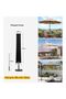 Waterproof straight-tube sunshade cover, for 2-3 meter sunshades, windproof and UV-protective, Oxford cloth, sunshade canopy with pole (190x30/50... - 2