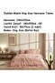 Muslin -Sofia Pudra- Elastic Sheet Double King Size Duvet Cover Set - 4
