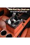 Leak-proof car trash can, universal hanging trash bag, multi-purpose outdoor travel organizer, truck collapsible trash can, SUV home office (red) - 5