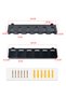 Fishing rod holder, vertical rod holder, garage fishing rod holder, wall rod holder, black (1 pair of black rods) - 2