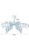 Small 24-inch cone-shaped clothes rack - foldable and rotating - windproof - durable - suitable for shorts, underwear, and small items of clothing. - 2
