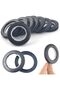 32-pack of curtain eyelets, 1-9/16 inch (40 mm) inner diameter (black) - 4