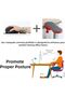 Ergonomically designed desk armrest, perfect for office and home workstations, comfortable computer desk elbow rest (red). - 5