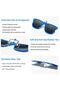 Kids' Sunglasses Clip - Polarized Sunglasses Clip, suitable for prescription glasses, jacket sunglasses for children, girls, and boys (blue) - 3