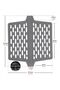 Silicone kitchen heat insulation mat, fabric drain mat, heat-resistant kitchen mat, drying mat - 3