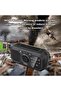 Solar Wind-Up Emergency Radio and Battery - USB Phone Charger - Solar Power Bank - Flashlight - Black - 4