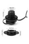 Universal one-way valve set for Boston Valves 4-pc set. for inflatable boats, rafts, kayaks, swimming pools, boats, and air mattresses. Black. - 2