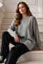 Knitwear Tunic R7183 Gray