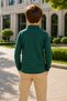 Premium School Polo Collar 100% Cotton Boys' School T-Shirt Long Sleeve Combed Cotton 8-16 Years |   Children's School Uniform Polo Collar Basic T-Shirt Unisex Long Sleeve Soft Textured Breathable Fabric - 8