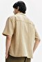 Relaxed Fit Short-sleeved muslin shirt - 5
