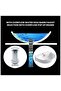 12cm Chrome Pop-Up Bathroom Sink Drain, Universal Click Clack Basin Waste, Metal Overflow Stopper - 4