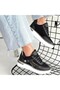 Junda Black Leather Lace-Up Sports Shoes - 4