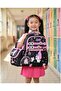 A+ Quality Kız Melodi Black Primary School Orthopedic 3-Piece Set with Pen Holder, Foil-Lined Lunch Bag, 3 Compartments 509