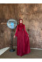 Fairy Spanish Sleeves, Draped Bust, Waist Detail, Chiffon Hijab Evening Dress - 2