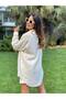 Bol Cut Oversize Stone Embroidered Linen Shirt - 3