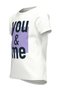 Μπλούζα "You & me" λευκή - 3