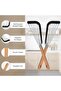 Kitchen spatula set with 2 pieces, with wooden handle and silicone head, heat-resistant kitchen utensil, for cooking fish, eggs, steak, pancakes - 4