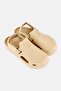 Men Shibui Mule Velcro Closure Sandals, Toasted Almond - 4