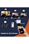 3-in-1 Selfie Light - Clip-on design for all screens - USB rechargeable for TikTok and makeup - Video conferencing light - White - 1 unit - 4