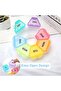 7-Day Pill Box - 2pcs - Heart-shaped pill box with 7 large compartments - 7-Day Pill Box - Pill Organizer - Weekly Pill Box - 7-Day Pill Box - 3