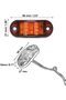 10 LED side marker lights (2 each), 12/24V LED clearing lights, trailer side lights, RV trailer warning lights (yellow). - 4