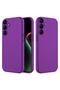 Samsung Galaxy A25 5g Compatible Case with Velvet Interior and Erasable Launch Case, Deep Purple