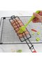 Sausage Tongs - Barbecue Clamp - for 6 Sausages - Meat & Rib Rack - Barbecue Spare Ribs Rack - BBQ Accessories - 3